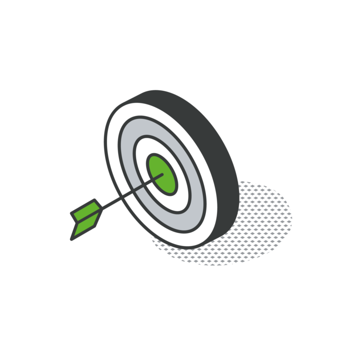 Smarte Region Zielscheibe